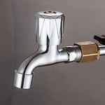 Faucet Bathroom Washing Machine Tap Wall Mount Chrome Finished Small Single Cold Tap Garden Faucet Outdoor Garden Toilet Bibcock Taps-304_stainless_steel_CHINA