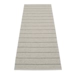 Pappelina - Carl Warm Grey/ Fossil Grey 70x350 cm - Warm Grey/Fossil Grey - Grå - Plastmattor