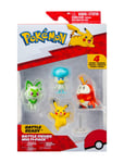 Pokemon Battle Figure Gen Ix 4 Pk Toys Playsets & Action Figures Action Figures Multi/patterned Pokemon