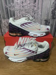 Nike Air Max Plus iii Men’s Size UK 8 EU 42.5 US 9 Light Bone DX2664-001