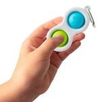 Mini Fidget Simple Dimple Toy,Stress Relief Hand Toys for Kids and Adults,Easy-to-use and Addictive Decompression,Keychain Featuring Easily Attaches to Keys, Purse, Backpack