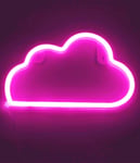 LED Cloud Neon Sign for Wall Decor,USB or Battery Decor Light,Neon Light for Bedroom Party, Home Decoration Lamp Valentine's Day Gift and Kids Gift Girls Living Room (Pink-Cloud)