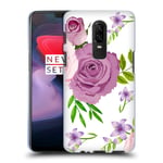 Official Haroulita Gorgeous Rose Vintage Roses Soft Gel Case Compatible for OnePlus 6