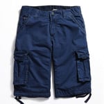 NGRDX&G Shorts Bermuda Summer Men Cargo Shorts Green Baggy Zippers Pocket Short Trousers 29-38