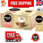 NESCAFE Gold Cappuccino Unsweetened Taste Sachets - 50 x 14.2g