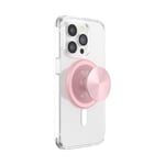 PopSockets: PopGrip Round for MagSafe - Adapter Ring for MagSafe Included - Expanding Phone Stand and Grip with a Swappable Top for Smartphones and Cases - Aluminum Dusty Rose
