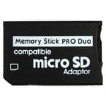 Cikuso Memory Stick Pro Duo Mini MicroSD TF to MS Adapter SD SDHC Card Reader for Sony & PSP Series