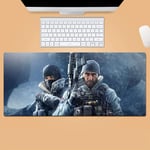 Mouse Mat Rainbow Six siege 900X400mm Mouse pad, Speed Gaming Mousepad,Rubber texture underside Mousemat with 3mm-Thick Base,for notebooks, PC-A_800*300 * 3mm