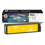 Original HP 991X High Capacity Yellow Ink Cartridge (M0J98AE)