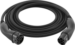 Typ 2-Laddkabel, Upp Till 11 Kw, 3 M, Svart - Kabellängd 3 M