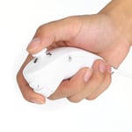 Vit Nunchuck-spelkontroll för Nintendo Wii