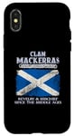 iPhone X/XS Clan MacKerras Scottish MacKerras surname Case