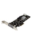 4 Port Dual Bus PCI Express PCIe USB 3.0 Card w/ UASP & Power