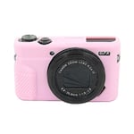 Silikonfodral till Canon Eos G7 X Mark Ii (Rosa)