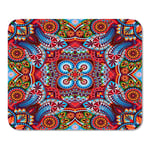 Mousepad Computer Notepad Office Bandana India Paisley Pattern Kerchief Boho Abstract Accessory Bohemian Home School Game Player Computer Worker Inch