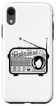 Coque pour iPhone XR Tête de radio rétro vintage