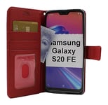 New Standcase Wallet Samsung Galaxy S20 FE/S20 FE 5G (Röd)