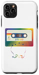 Coque pour iPhone 11 Pro Max Cassette Tapes Mixtapes Pride Month, succès des années 90
