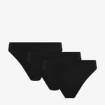 Urban Quest Bamboo String Brief 3-Pack S Svart - Bekväm Underkläder för Löpare