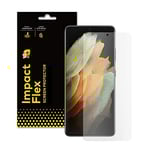 RhinoShield Protection écran compatible avec [Samsung Galaxy S21 Ultra] | Anti-Chocs Flex - Film Protecteur Flexible avec Technologie de Dispersion des Chocs
