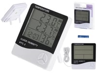 Hygrometer Termometer Fuktighetsklocka HTC-2
