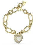 Guess UBB04025YGWHL Amami Mother-of-Pearl Heart Charm Gold- Jewellery