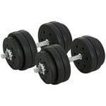 30KG Adjustable Dumbbells Weight Set Hand Weight for Body Fitness