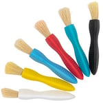 READY 2 LEARN Triangle Grip Paint Brushes - Set of 6 - 18m Plus - Easy to Grip Paint Brushes for 2, 3 and 4 Year Olds - Encourage Writing Grip