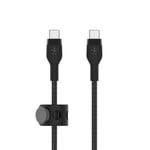 Belkin BOOST CHARGE USB-C to USB-C 2.0_Braided Silicon 2m Black