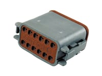 Te Connectivity Dt 06-12 Sa-Ce06 Rund Kontakt Anslutning, Rak Serie (Rund Kontakt): Dt Totalt Antal Poler: 12 1 St