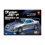 Fast & Furious GT-R R34 No. 9 Encyclopedia w/ Model Car Parts DeAgostini Boo FS