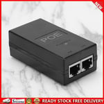 24V 0.5A 24W Desktop POE Power Injector Ethernet Adapter Surveillance CCTV UK