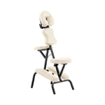 physa Hopfällbar massagebänk - 47 x 72 115 cm 160 kg beige