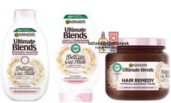 Garnier Ultimate Blends Delicate Oat Milk Shampoo Conditioner & Mask - ALL
