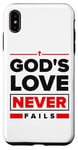 Coque pour iPhone XS Max L'amour de Dieu ne faillit jamais