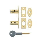 Yale Locks 8001 Security Bolts Brass Finish Visi Pack (2 Pack)