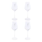 Liverpool Vinglas Liverbird 4-pack - Grå - Liverpool FC, storlek One Size