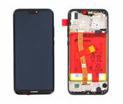 Sort Huawei P20 Lite LCD-skærm med batteri