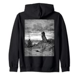 The Prophet Slain by a Lion Gustave Dore The Bible Art Zip Hoodie