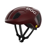 POC Ventral MIPS Casque de vélo - Les performances aérodynamiques, Rouge Grenat Mat , S (50-56cm)