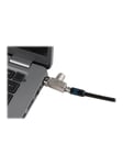 Kensington Slim N17 2.0 Portable Keyed Laptop Lock for Wedge Shaped Slots