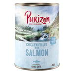 Purizon Adult - Grain Free 6 x 400 g - Kycklingfilé med lax