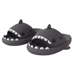 Soft Shark Slippers 42/43 - Sort