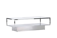 Venture Design Maglehem soffbord Silver 130 x 60 cm