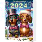 Ny 2024 Dachshund Julkalender Dog Blind Box B
