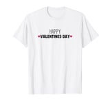 Happy Valentines Day Cute Heart Valentine Couple T-Shirt