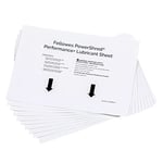 Fellowes 10 Paper Shredder Oil Lubricant Sheets – Powershred Performance+ Easy to Use Shredder Oil Sheets - White