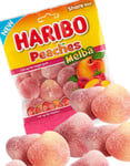 Haribo Peaches Melba - Sockrade Vingummi 80 gram