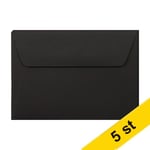 Kuvert 120g C6 | svart | Clairefontaine 26836C | 5st