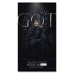 Li han shop Canvas Printing Game Of Thrones Season Drama Poster Role Posters And Prints 2019 Tv Game Wall Art For Bedroom Home Decor Gt546 50X60Cm Without Frame
